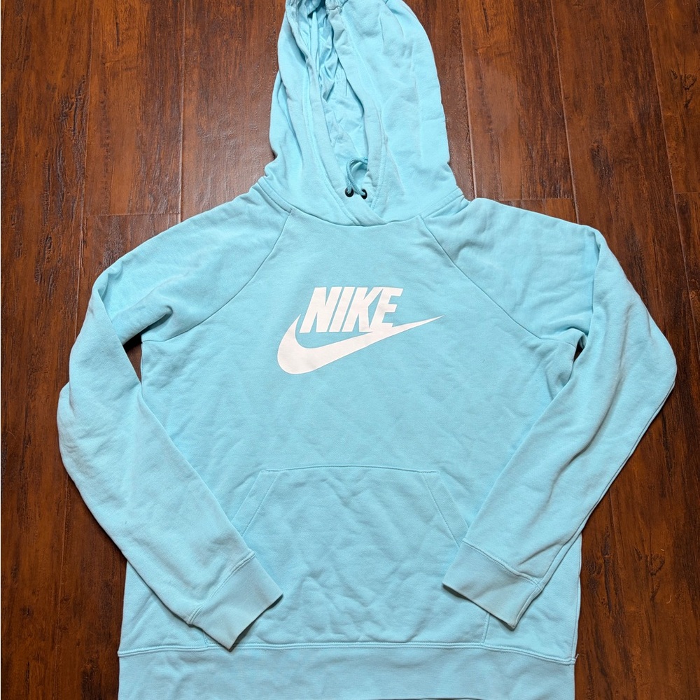 Nike Sky Blue Pullover Hoodie